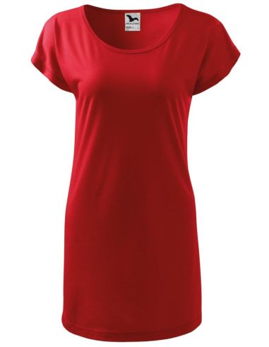 Tričko/šaty dámske Love 123 červená