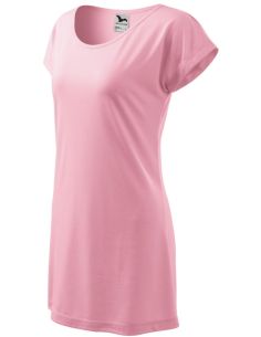 Tričko/šaty dámske Love 123 ružová