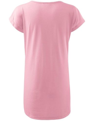 Tričko/šaty dámske Love 123 ružová