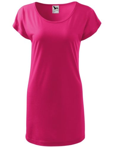 Tričko/šaty dámske Love 123 purpurová