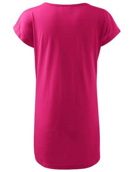 Tričko/šaty dámske Love 123 purpurová