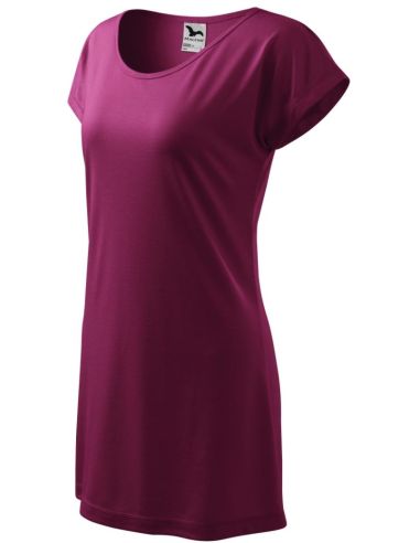Tričko/šaty dámske Love 123 fuchsiová