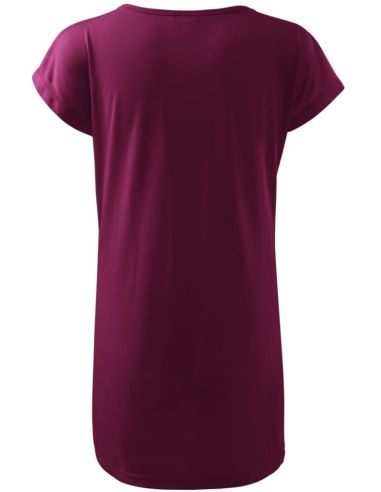 Tričko/šaty dámske Love 123 fuchsiová