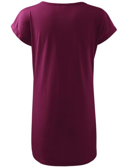 Tričko/šaty dámske Love 123 fuchsiová