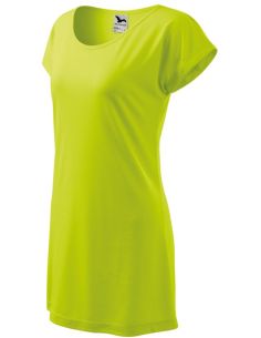 Tričko/šaty dámske Love 123 limetková