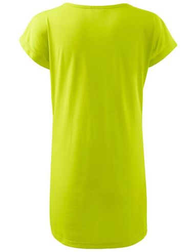 Tričko/šaty dámske Love 123 limetková