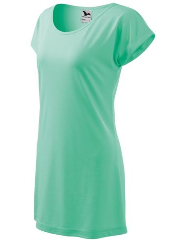 Tričko/šaty dámske Love 123 mätová
