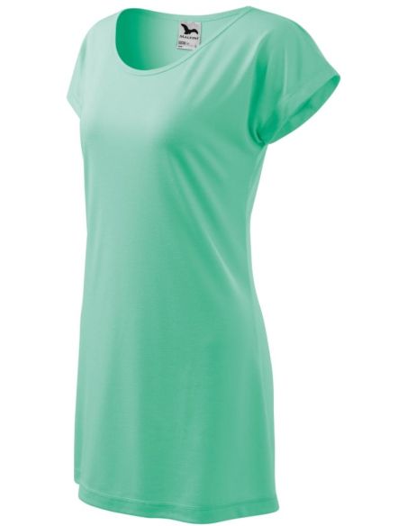 Tričko/šaty dámske Love 123 mätová