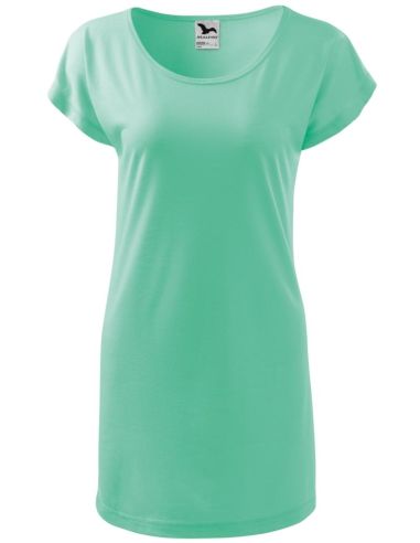 Tričko/šaty dámske Love 123 mätová