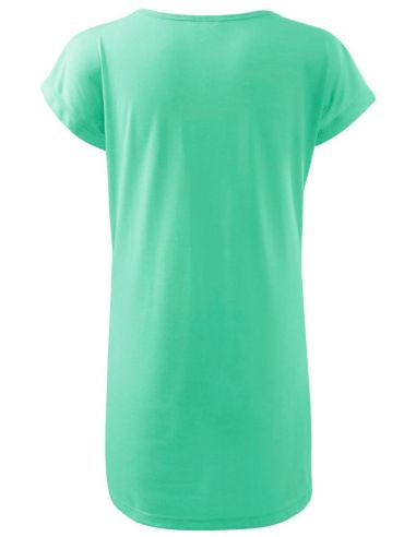 Tričko/šaty dámske Love 123 mätová