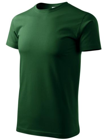 Tričko pánske Basic 129 fľaškovozelená