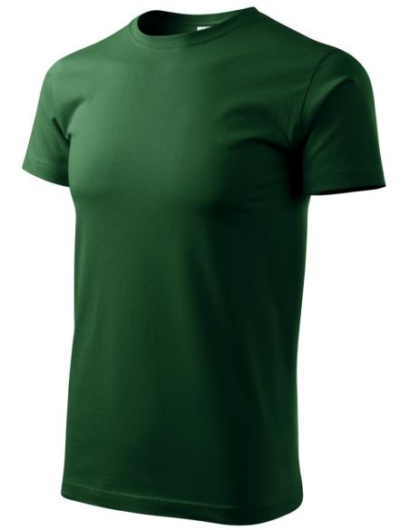 Tričko pánske Basic 129 fľaškovozelená