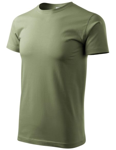 Tričko pánske Basic 129 khaki
