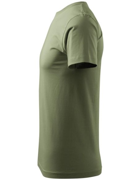 Tričko pánske Basic 129 khaki