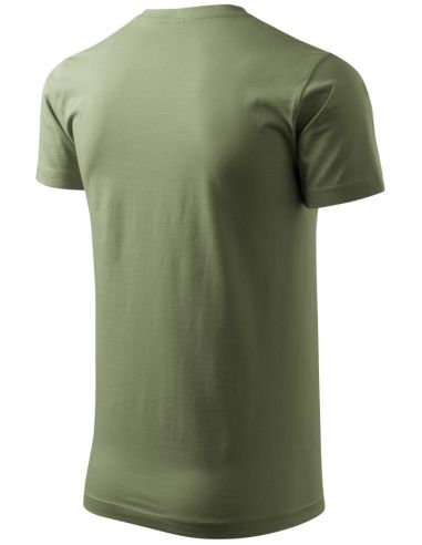 Tričko pánske Basic 129 khaki