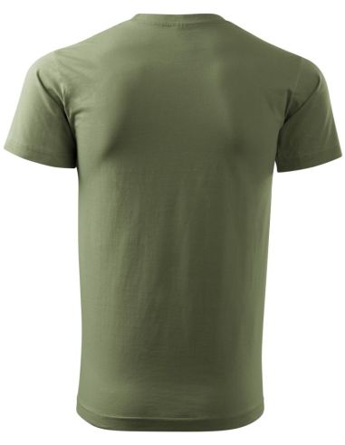 Tričko pánske Basic 129 khaki