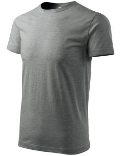 Tričko pánske Basic 129 tmavosivý melír