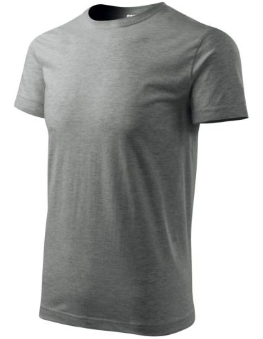 Tričko pánske Basic 129 tmavosivý melír