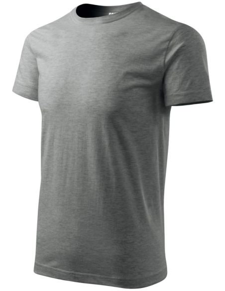 Tričko pánske Basic 129 tmavosivý melír