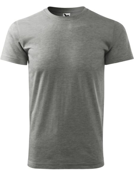 Tričko pánske Basic 129 tmavosivý melír
