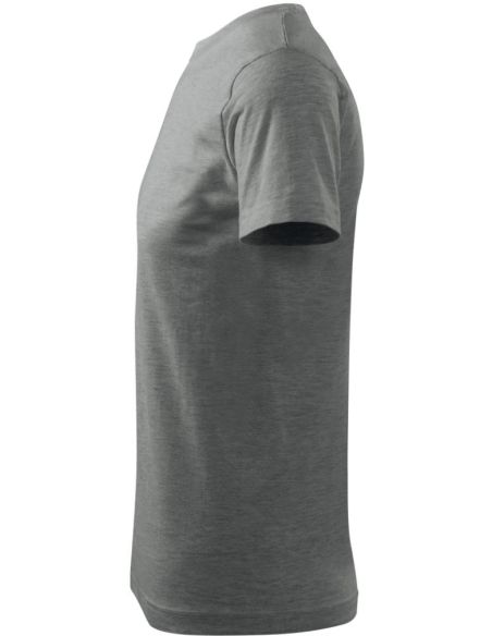 Tričko pánske Basic 129 tmavosivý melír