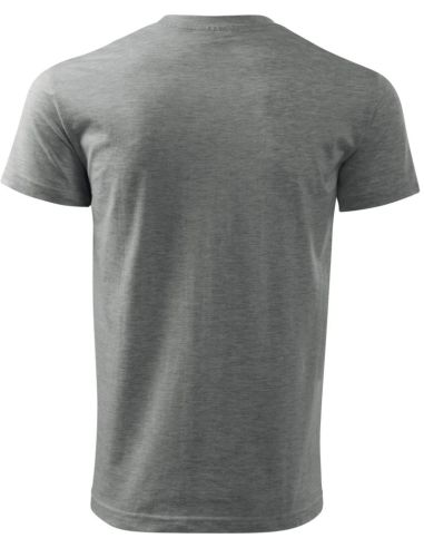 Tričko pánske Basic 129 tmavosivý melír