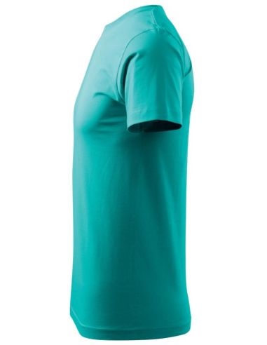 Tričko pánske Basic 129 smaragdovozelená