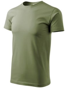 Tričko pánske Basic 129 svetlá khaki