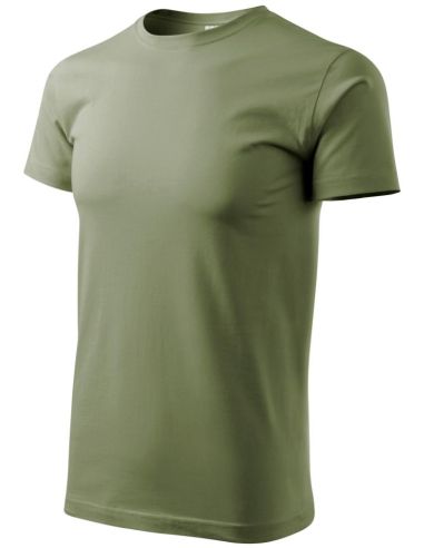 Tričko pánske Basic 129 svetlá khaki