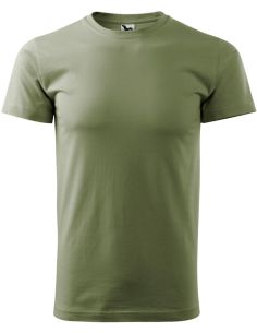 Tričko pánske Basic 129 svetlá khaki 2