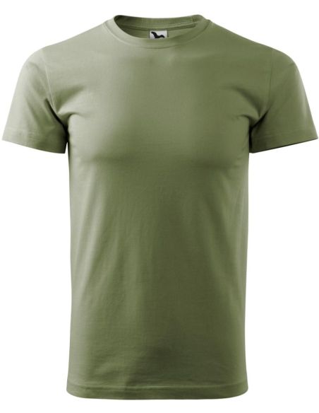Tričko pánske Basic 129 svetlá khaki