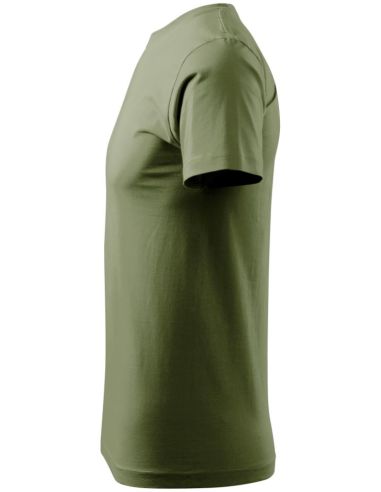 Tričko pánske Basic 129 svetlá khaki