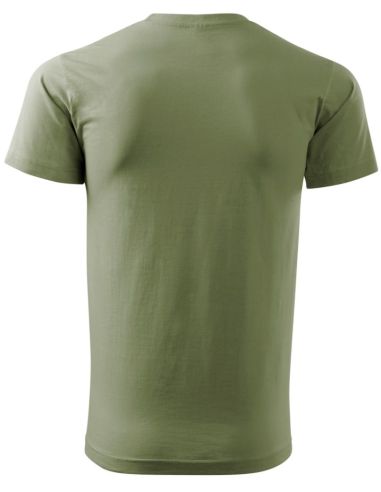 Tričko pánske Basic 129 svetlá khaki