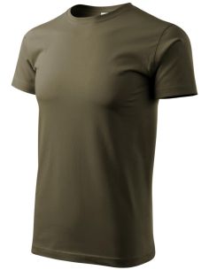 Tričko pánske Basic 129 army