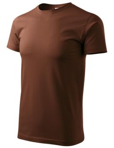Tričko pánske Basic 129 čokoládová