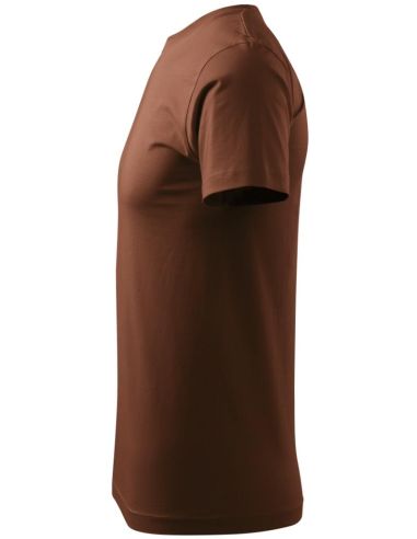Tričko pánske Basic 129 čokoládová