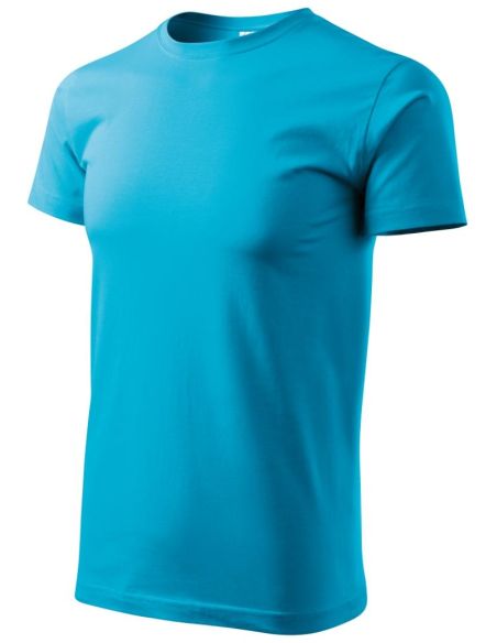 Tričko pánske Basic 129 tyrkysová