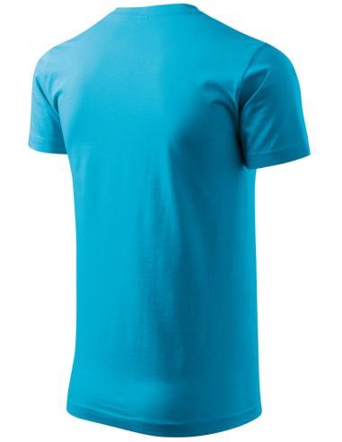 Tričko pánske Basic 129 tyrkysová