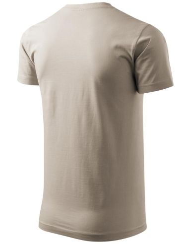 Tričko pánske Basic 129 ľadovo sivá