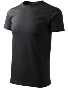 Tričko pánske Basic 129 ebony gray