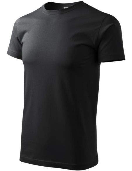 Tričko pánske Basic 129 ebony gray