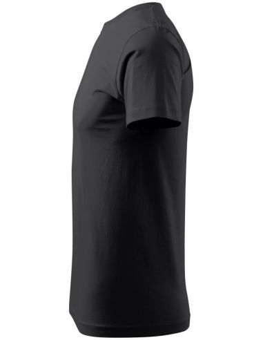 Tričko pánske Basic 129 ebony gray