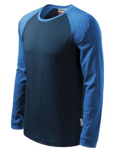 Tričko unisex Street LS 130 tmavomodrá