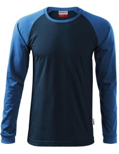 Tričko unisex Street LS 130 tmavomodrá 2