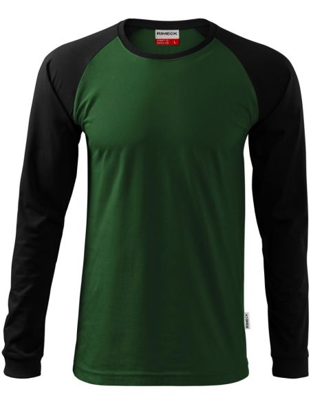 Tričko unisex Street LS 130 fľaškovozelená