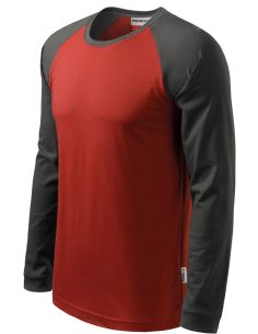 Tričko unisex Street LS 130 marlboro červená