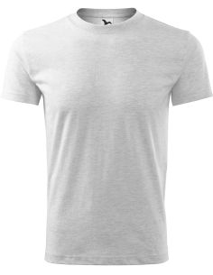 Tričko pánske Classic New 132 svetlosivý melír 2