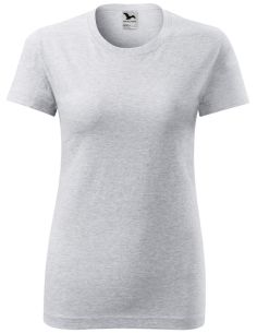 Tričko dámske Classic New 133 svetlosivý melír 2