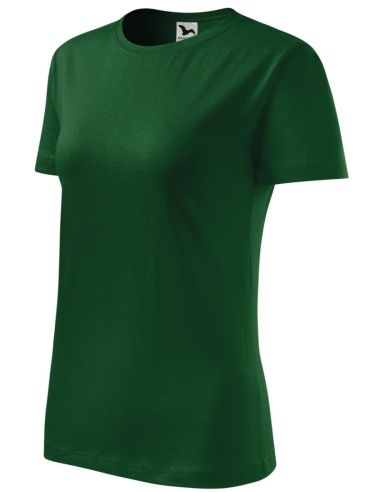 Tričko dámske Classic New 133 fľaškovozelená