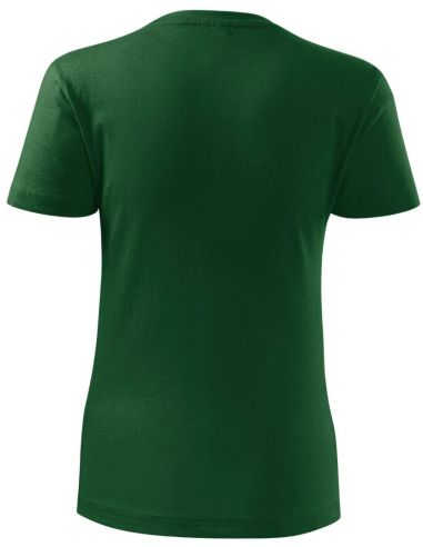 Tričko dámske Classic New 133 fľaškovozelená